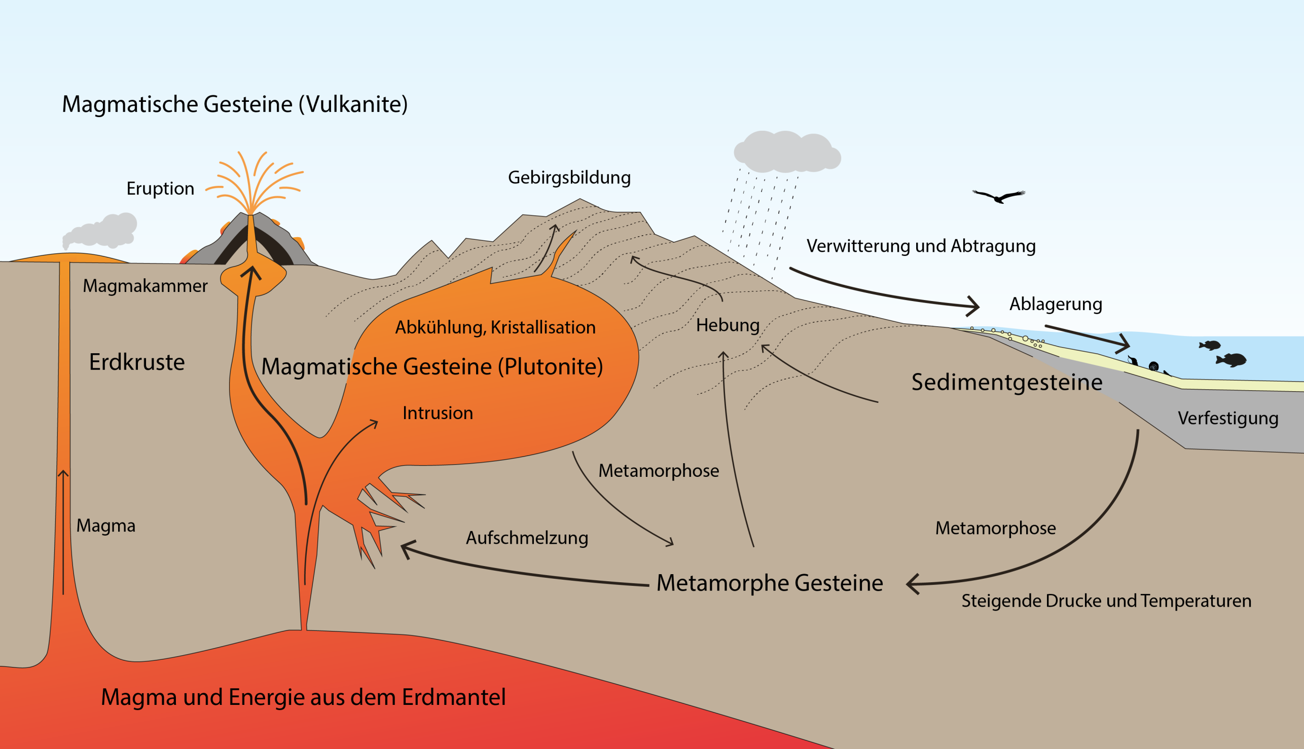 Gesteinskreislauf