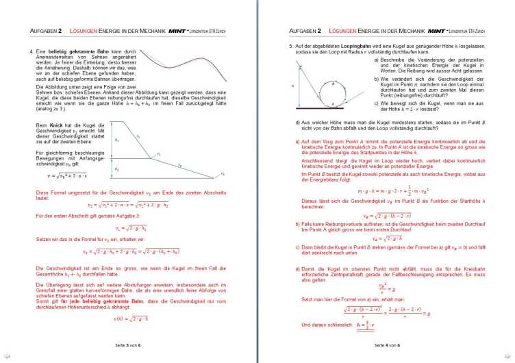 Vergrösserte Ansicht: Lösungsblatt